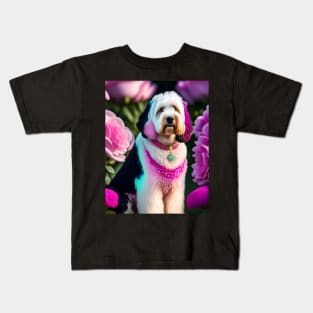 Glowing Aussiedoodle Kids T-Shirt